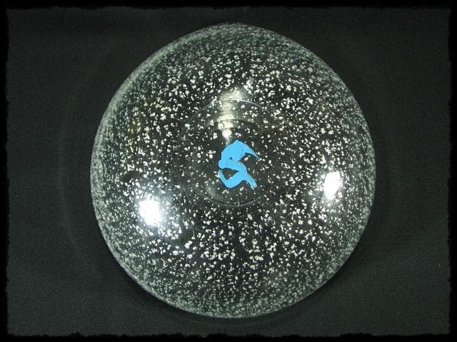 写真家 浅井 慎平 硝子工芸作家 気泡ガラス 泡入 鉢 茶道具 菓子器 g22
