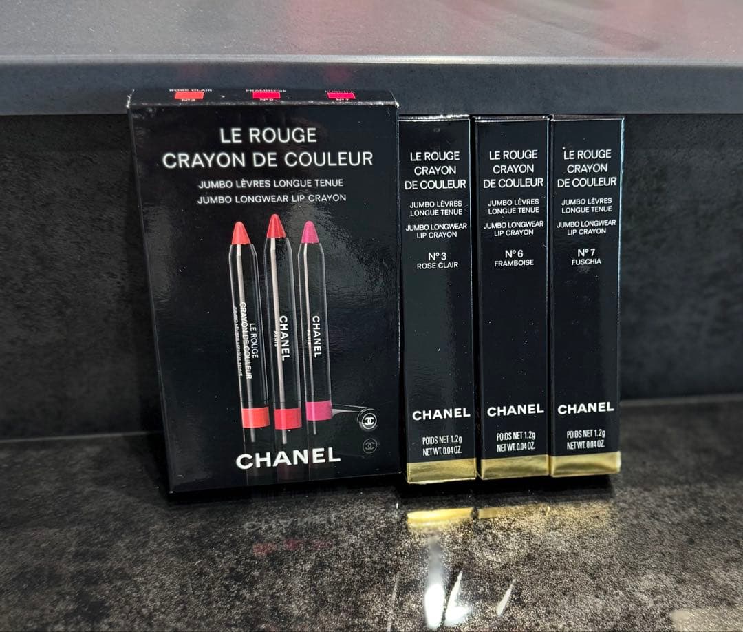 CHANEL LE ROUGE CRAYON DE COULEUR 3本セット
