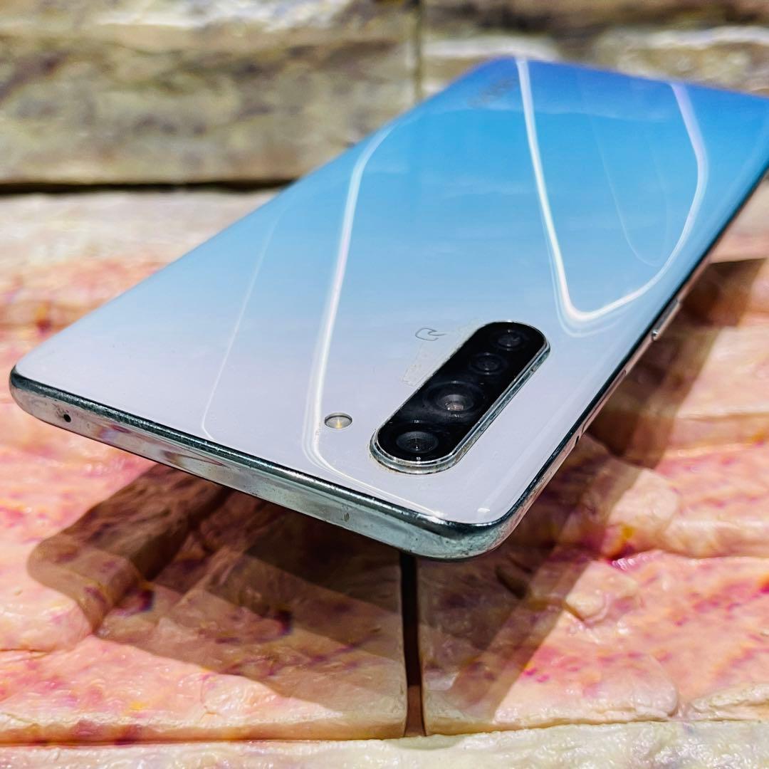 SIMフリー OPPO Reno3 A 128GB ホワイト 電池良好
