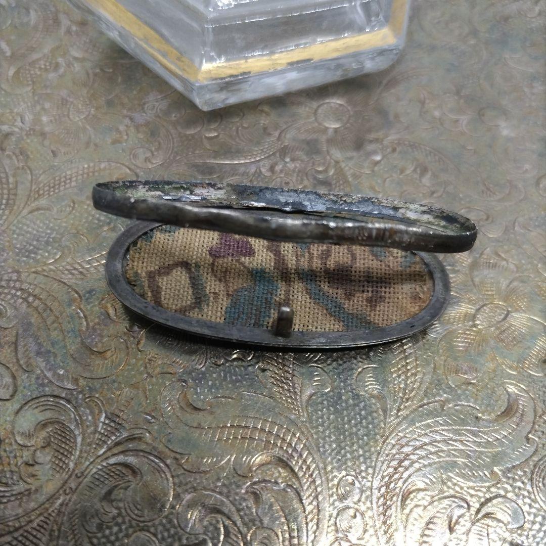 時代物 腕押し図 金工金具 珍品 アンティーク 彫金