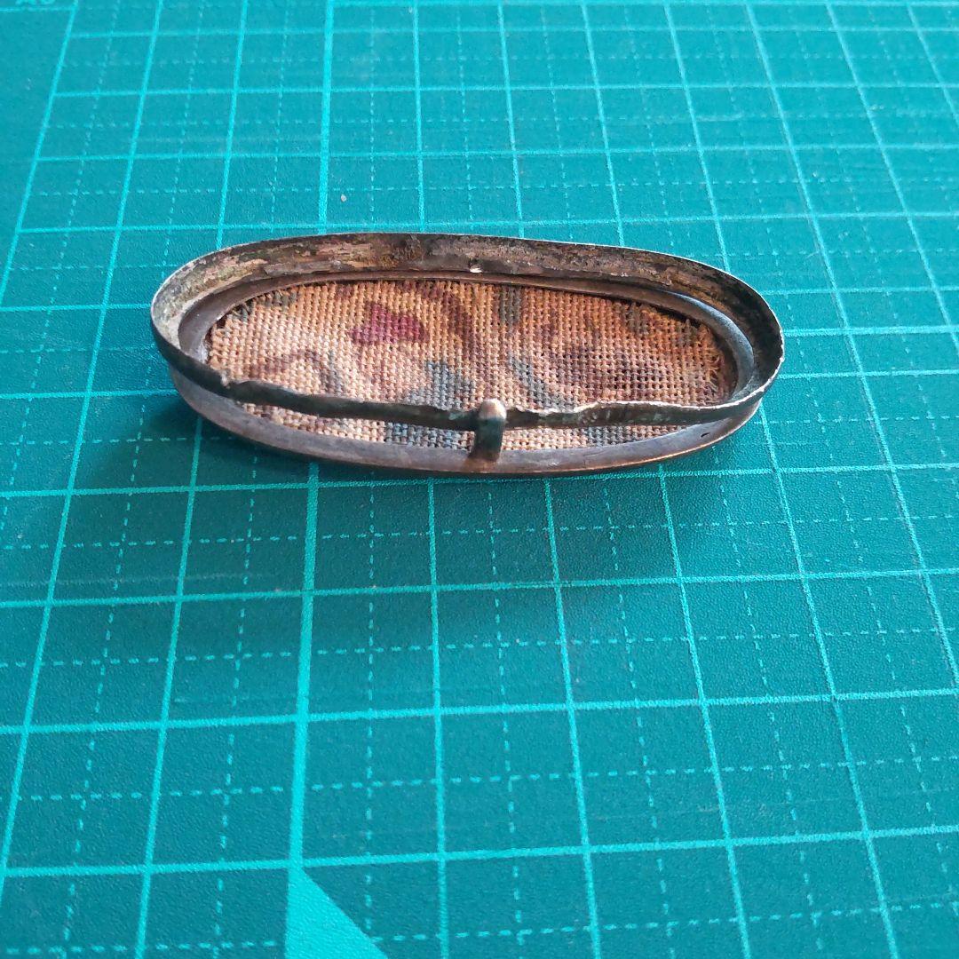 時代物 腕押し図 金工金具 珍品 アンティーク 彫金