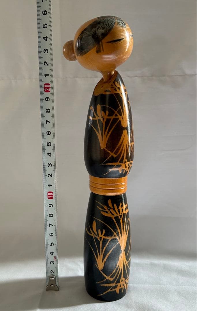 佐藤翠崕 蝉しぐれ こけし 翠崕 お団子 着物 民芸品