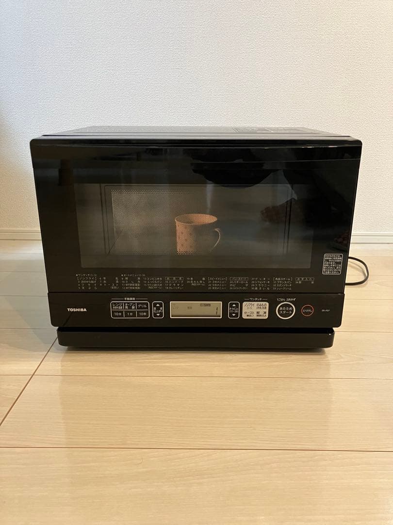 【ジャンク品】TOSHIBA 石窯ドーム オーブンレンジ電子レンジ2017年製