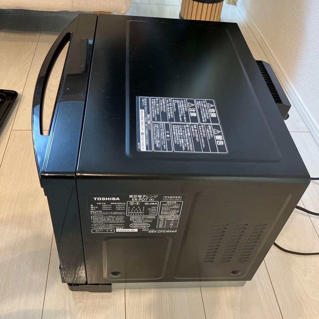 【ジャンク品】TOSHIBA 石窯ドーム オーブンレンジ電子レンジ2017年製