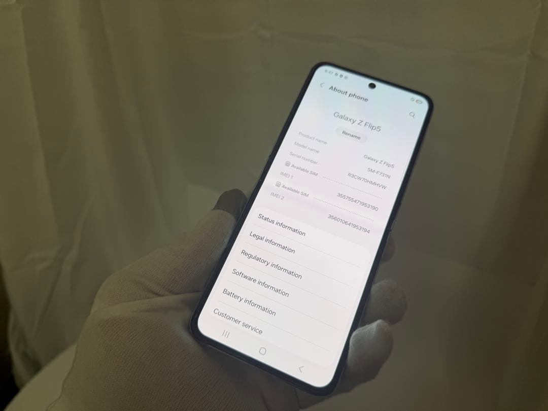 スマートフォン本体 Samsung Galaxy Z Flip5 512 Mint SIM-Free