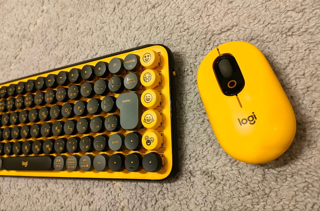 logi POP Keys 日本語配列 & POP Mouse イエロー セット