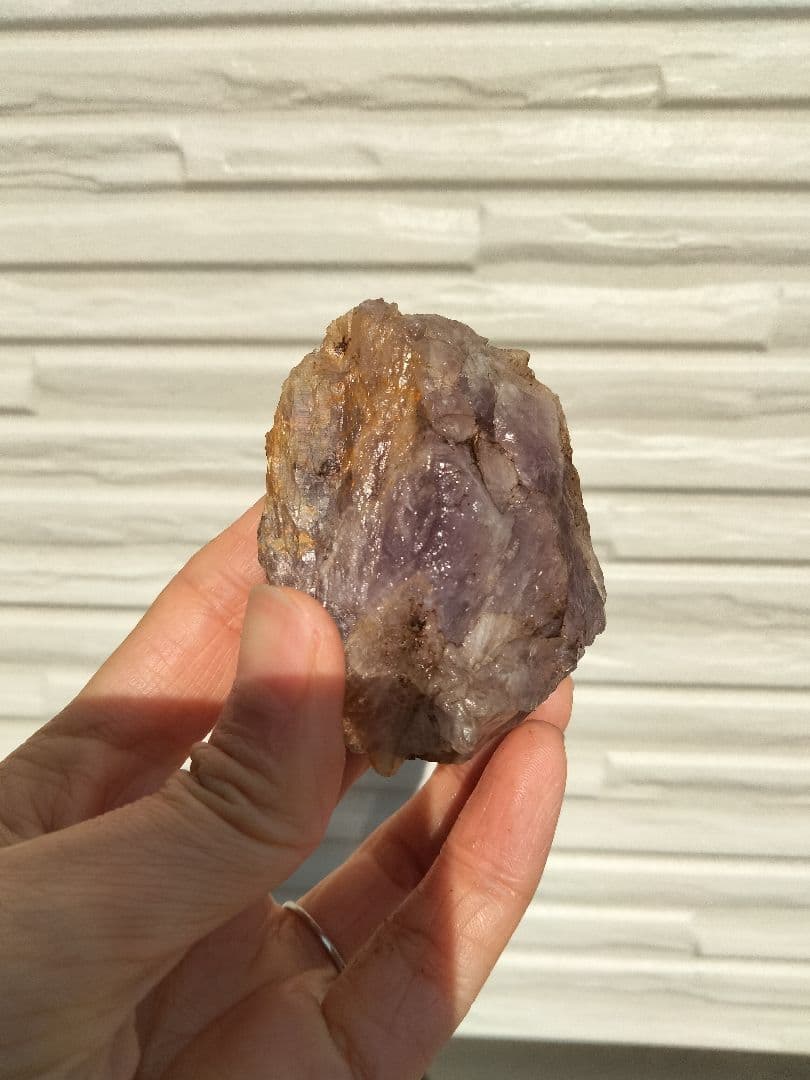 栃木県足尾銅山　紫水晶　アメジスト　国産水晶　国産鉱物　紫水晶　天然水晶　99