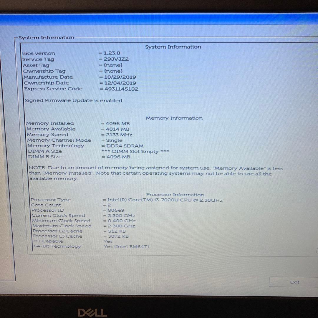 DELL Vostro 3581 P75F ノートパソコン
