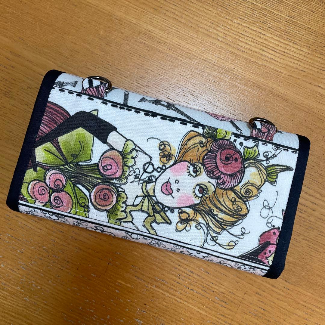長財布　やりくり財布　ハンドメイド　トートバッグ　巾着袋　ハンドメイド