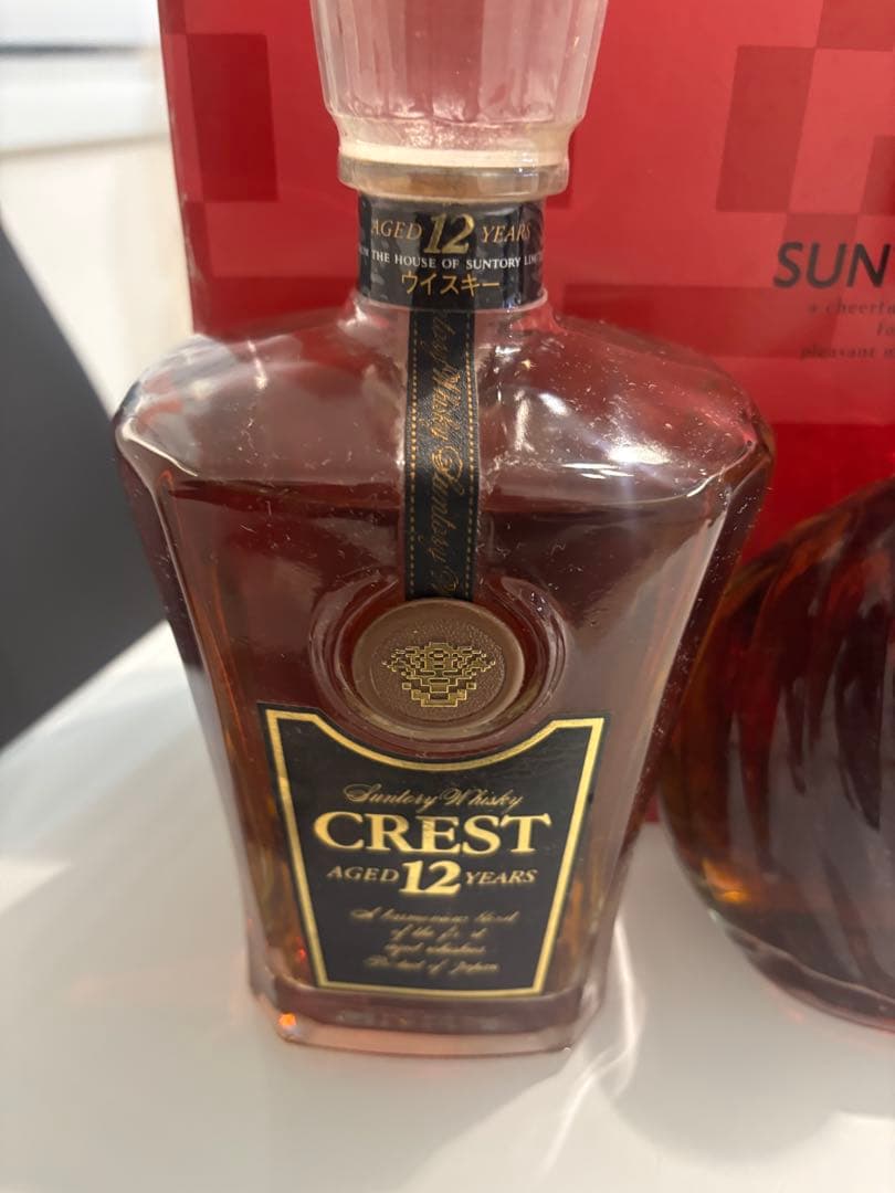 Suntory Crest 12 Years & X.O Deluxe セット