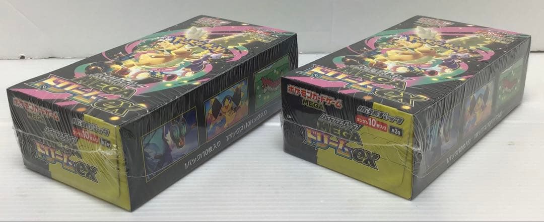 【新品未開封品】ポケモンカードMEGAドリームexハイクラスシュリンク付②BOX