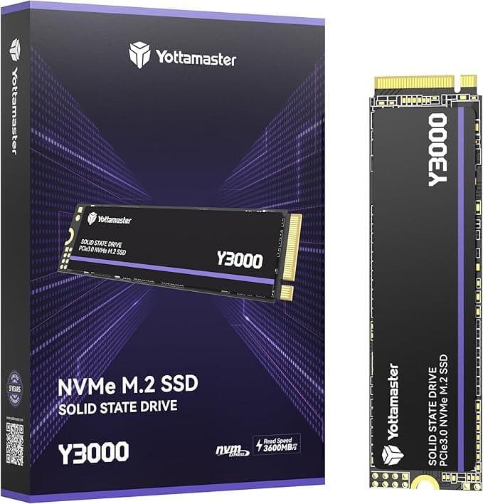内蔵型SSD Yottamaster Y3000 NVMe M.2 SSD 1TB