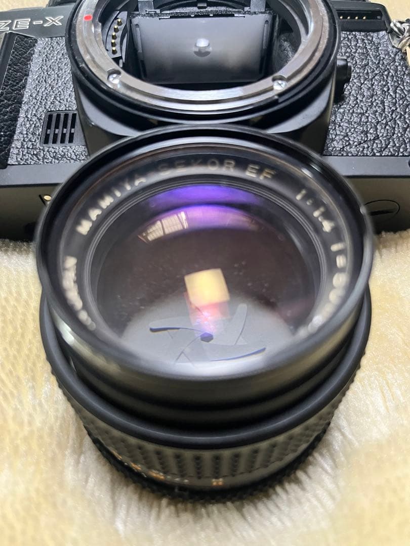 Mamiya ZE-X フィルム一眼レフカメラ 50mm EFf1.4レンズ付き