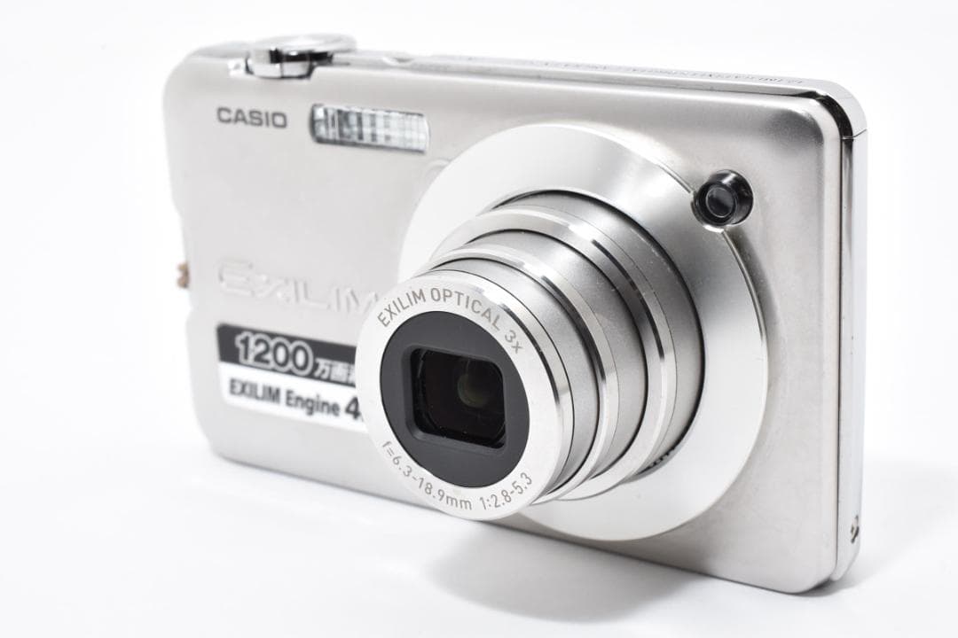 《 美品 》カシオ　CASIO EXILIM EX-S12 シルバー　動作OK