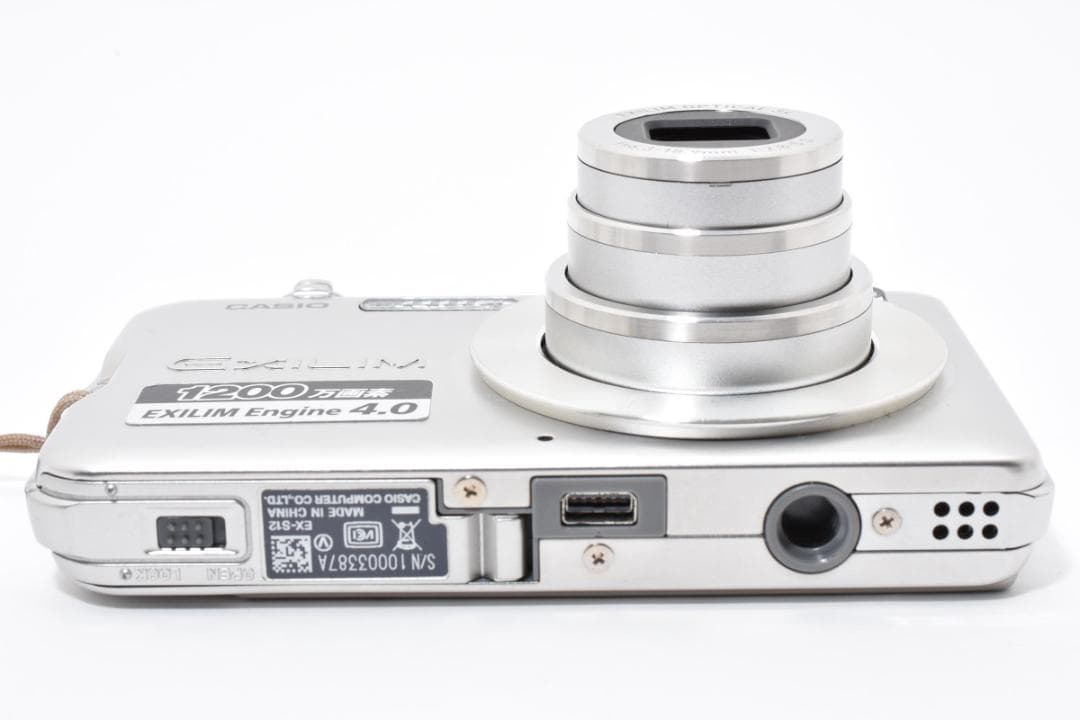 《 美品 》カシオ　CASIO EXILIM EX-S12 シルバー　動作OK