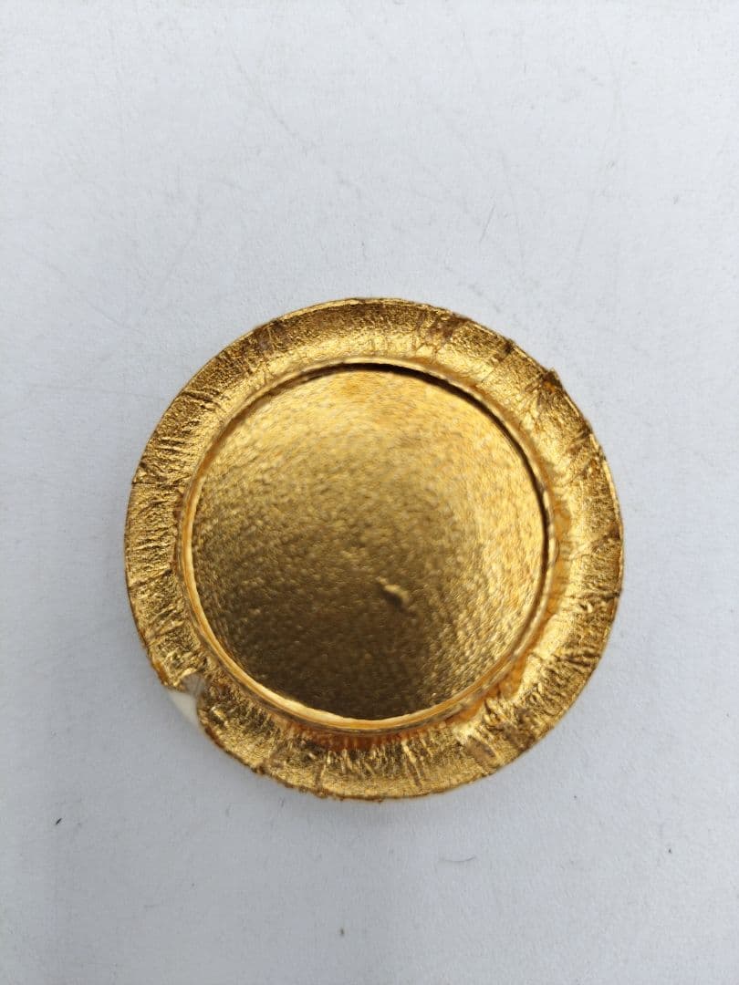 c317【新品・未使用】茶入 高取 肩付 亀井楽山 牡丹唐草 木箱 茶道具 肩衛