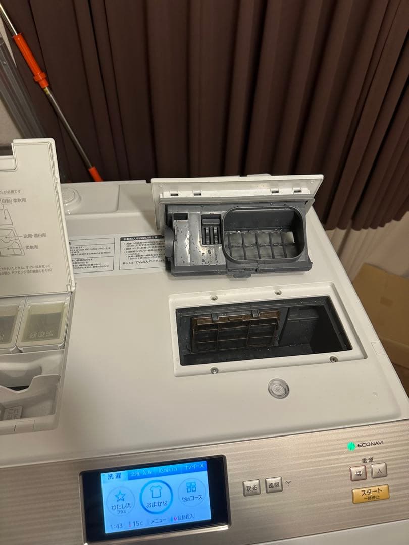 パナソニック　Panasonic ドラム式洗濯乾燥機　VX9800L 分解清掃済