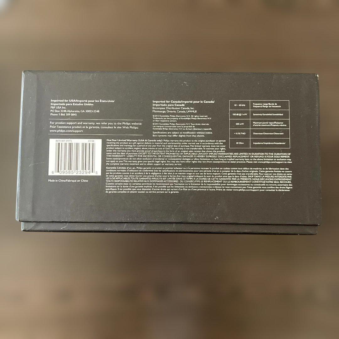PHILIPS Fidelio X1 開放型ヘッドホン 箱付