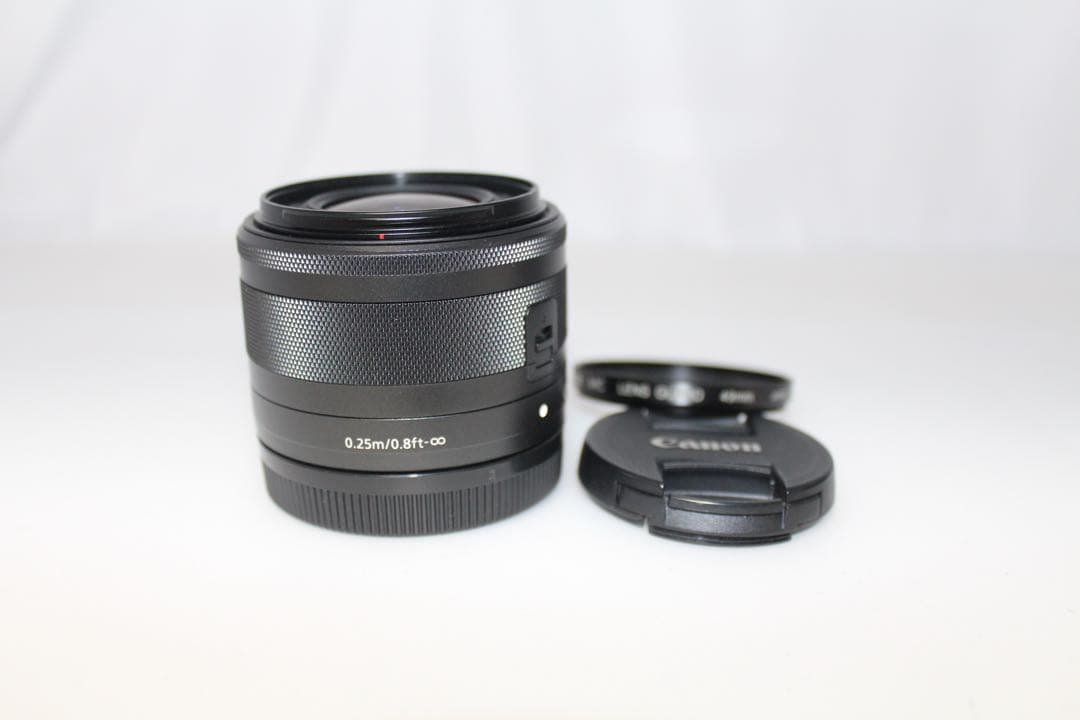 キャノンレンズ　EF-M 15-45mm F3.5-6.3 IS STM 美品！