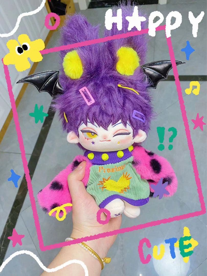 【骨あり　耳なし】着せ替えぬいぐるみ　Hunter x Hunter　ヒソカ