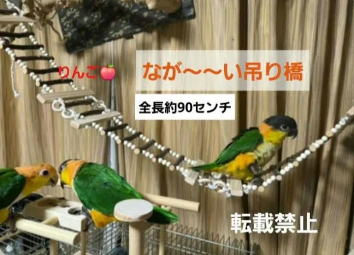 330　吊り橋　はしご　止まり木　バードトイ　鳥　インコ　小動物