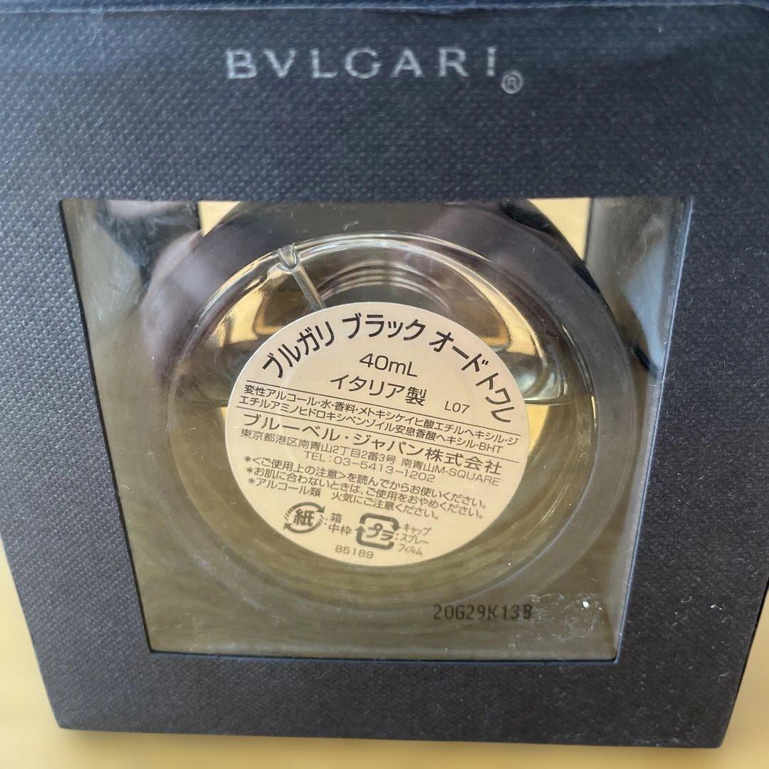 BVLGARI ブラックオードトワレ　40ml