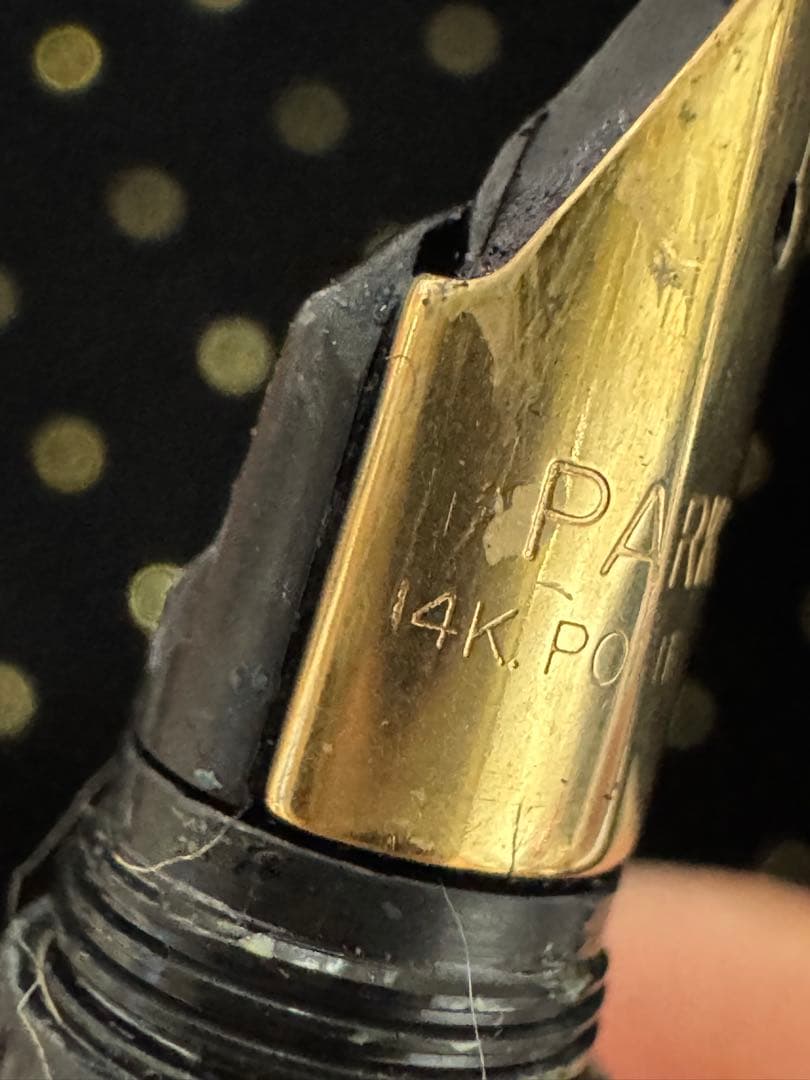 Parker Capabarrel 万年筆 14K スターリングシルバー