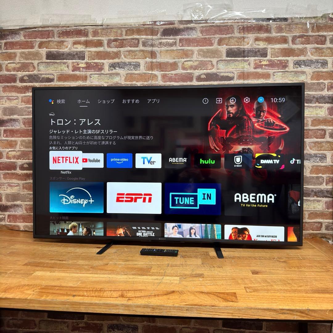 SONY 50V型 4K チューナーレス 液晶テレビ BRAVIA 2023年製