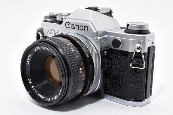 美品★ キヤノン AE-1 FD 50mm F1.8 S.C ○マーク #958