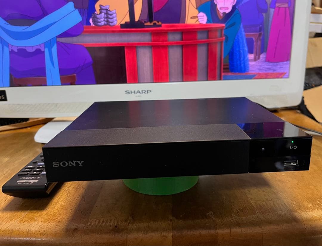 SONY　BDP-S1500　BLU-RAY　PLAYER リモコン電源付き