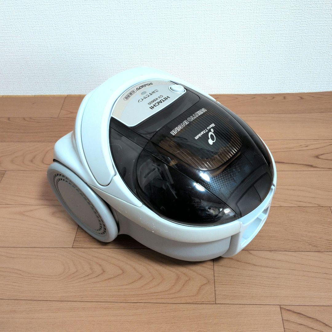 日立 キャニスター掃除機 ホワイト 紙パック式