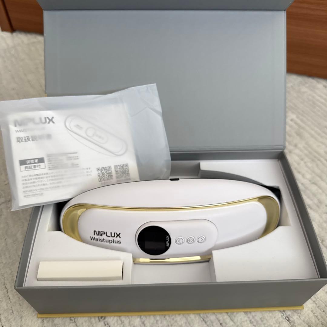 NIPLUX WAISTUPLUS【中古】 腰ベルト EMSヒートストレッチャー