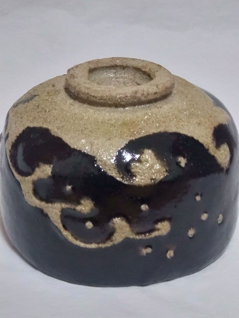 茶道具　黒楽茶碗　高台寺窯　抹茶碗