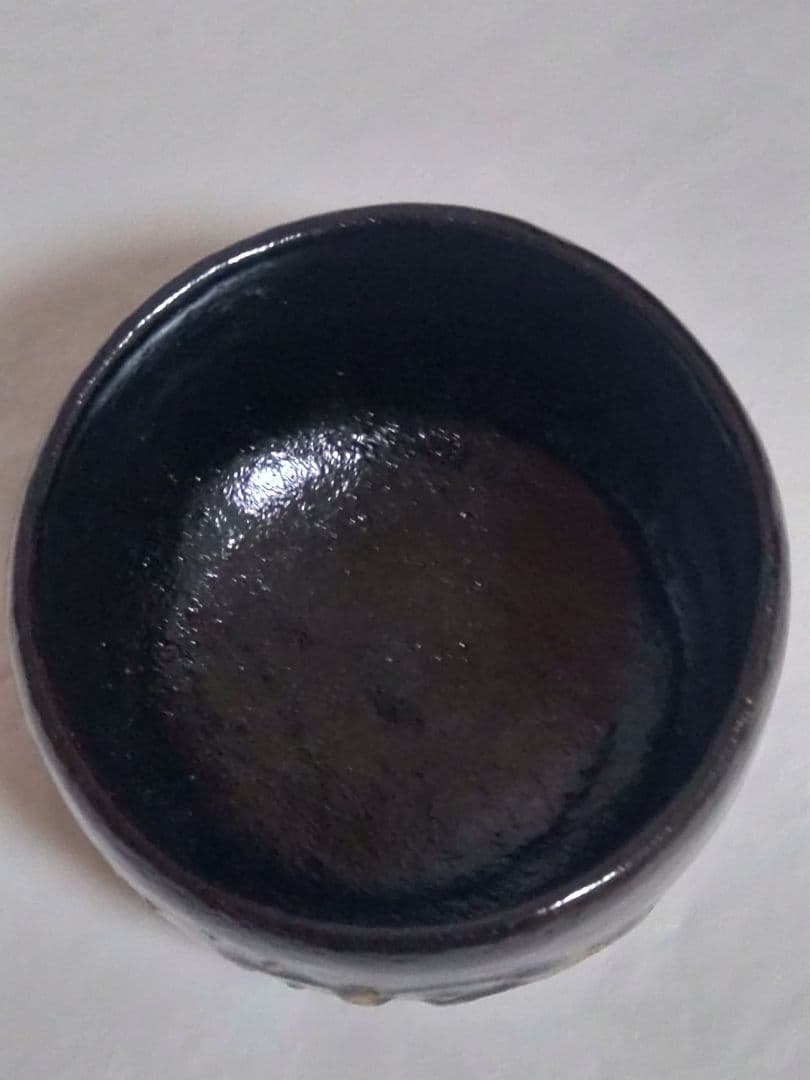 茶道具　黒楽茶碗　高台寺窯　抹茶碗