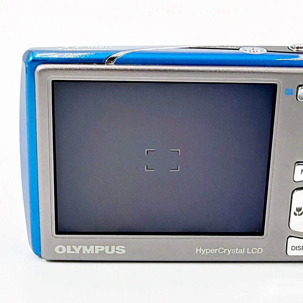 オリンパス OLYMPUS μ1020 ロイヤルブルー コンデジ カメラ 中古