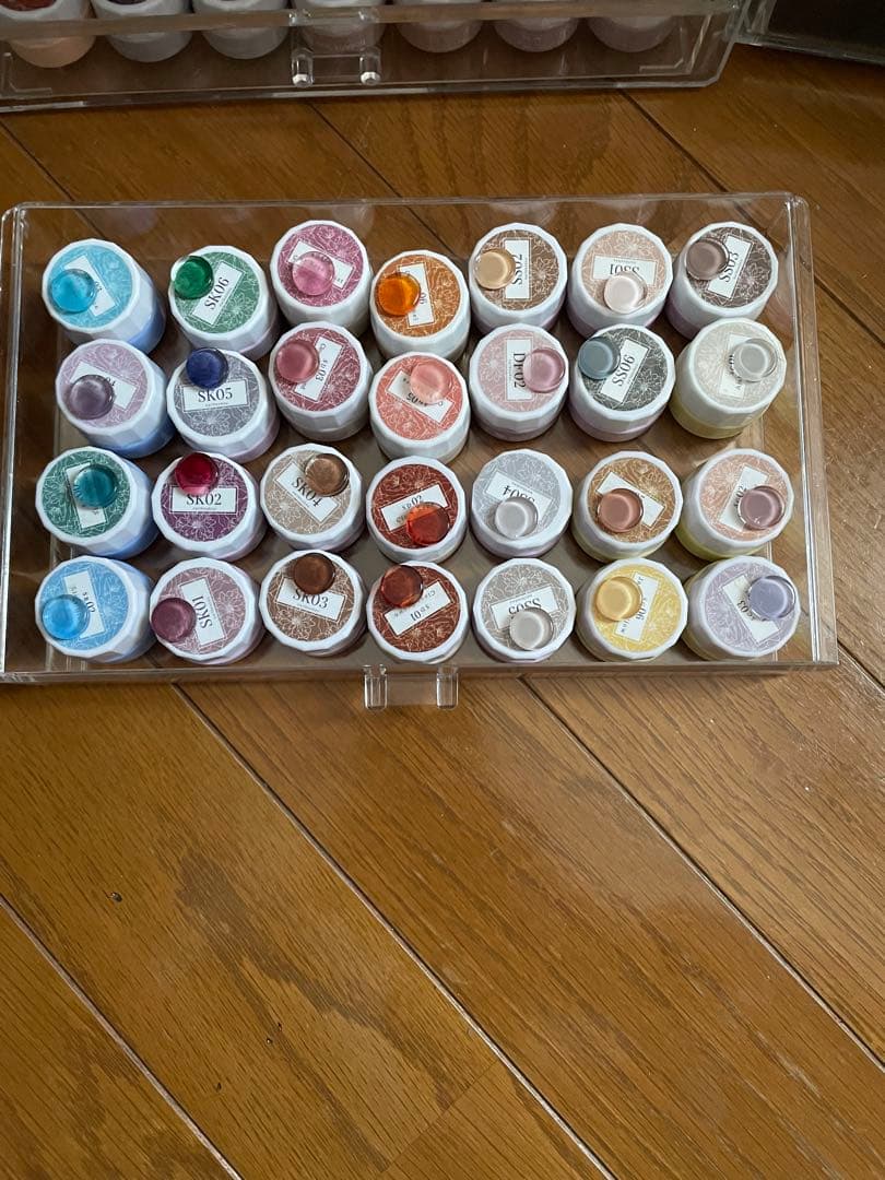 nailtownネイル工房ジェルネイル 85色セット クリアケース付き