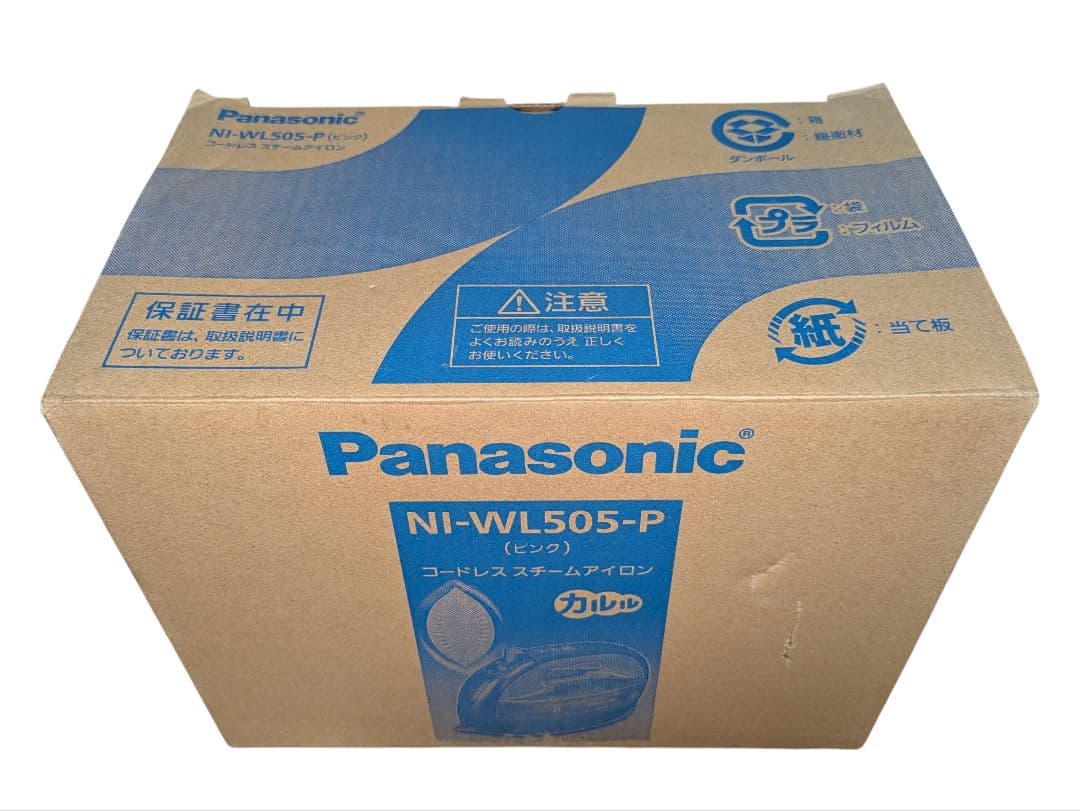 【未使用品】Panasonic NI-WL505-P コードレススチームアイロン