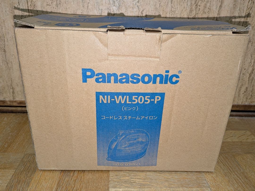 【未使用品】Panasonic NI-WL505-P コードレススチームアイロン