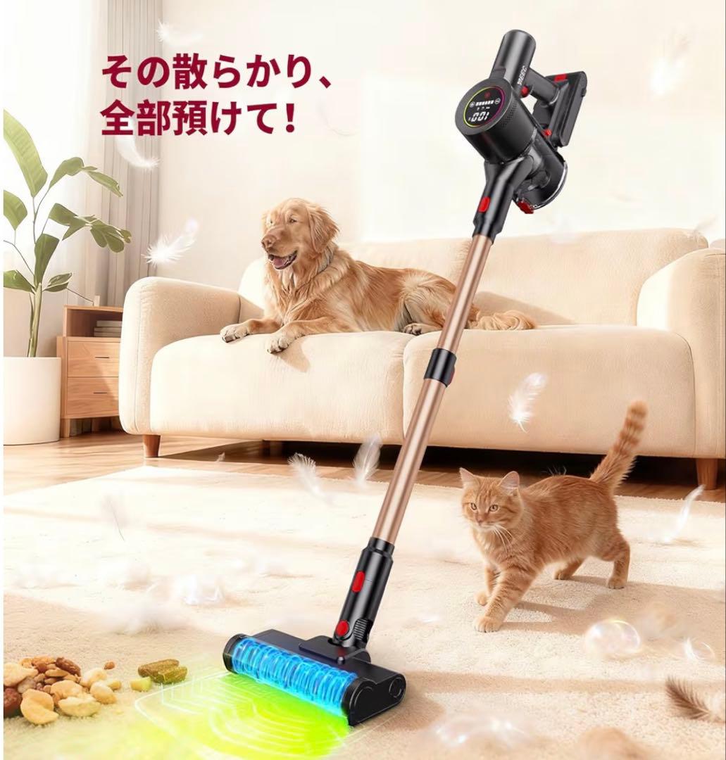 ★コードレス掃除機 軽量 サイクロン式 スティッククリーナー 2WAY