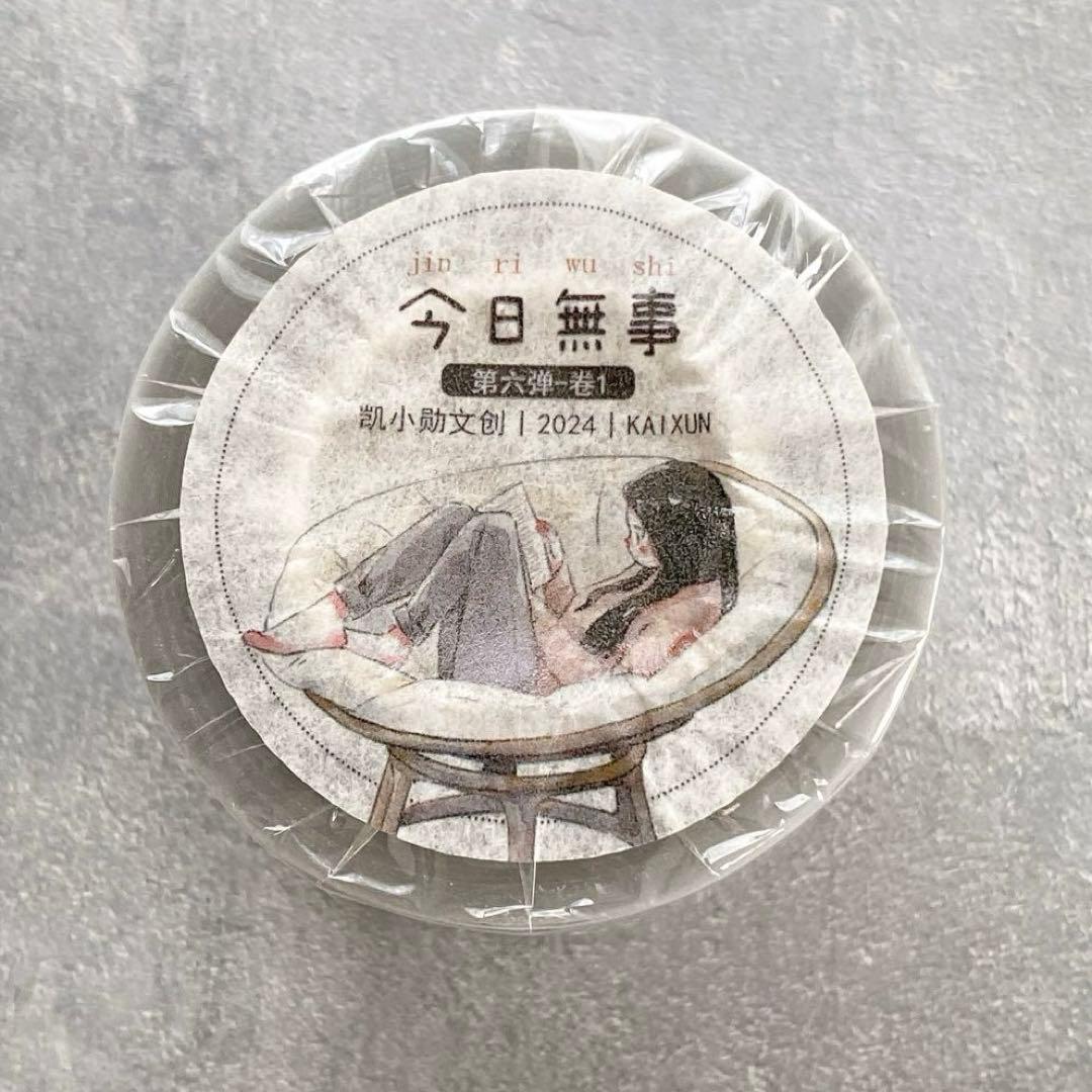 ⭐️SALE⭐️KAIXUN《今日無事》海外マスキングテープ　マステ 【1797】