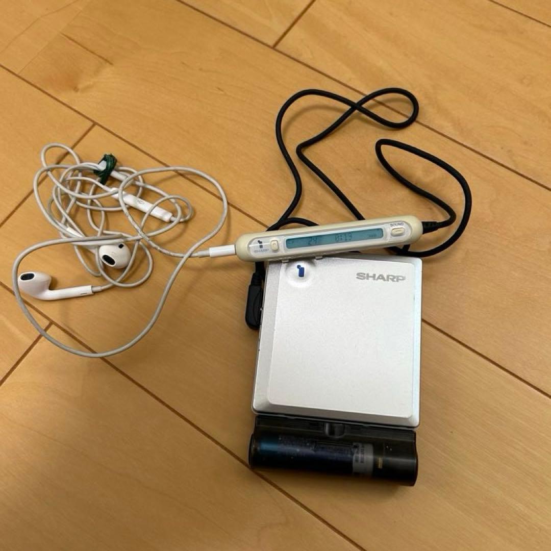 最終価格！動作確認済み SHARP MDプレイヤー MD-DS33-S