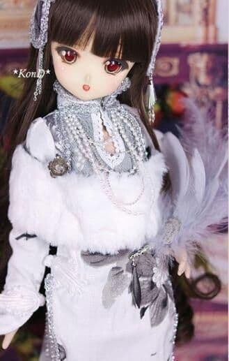 WR87 BJD　1/4　ドール 衣装 中華風 チャイナドレス ハンドメイド