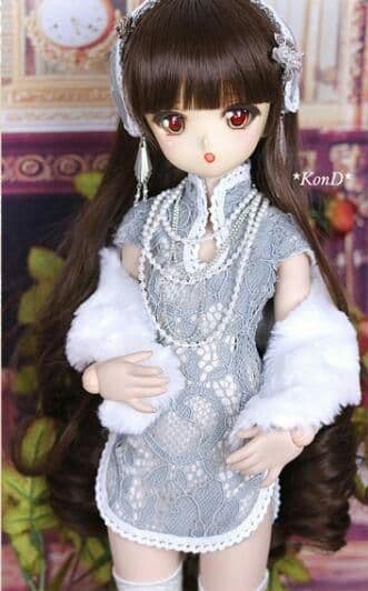 WR87 BJD　1/4　ドール 衣装 中華風 チャイナドレス ハンドメイド
