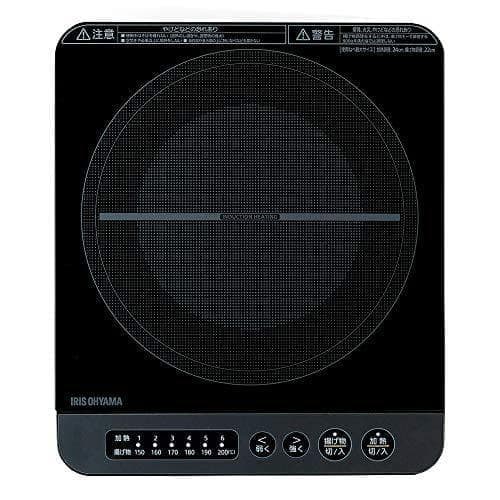 アイリスオーヤマ クッキングヒーター IHコンロ 1400W 卓上 小型 6段k