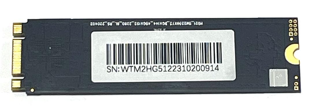 WINTEN WTM2-SSD-512GB M.2 SATA 使用時間 11時間