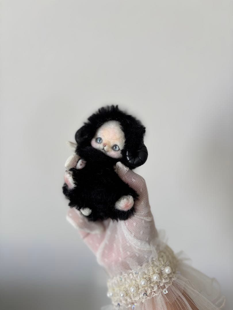 アートドール　ましゅまろツノ幻獣53 羊毛フェルト