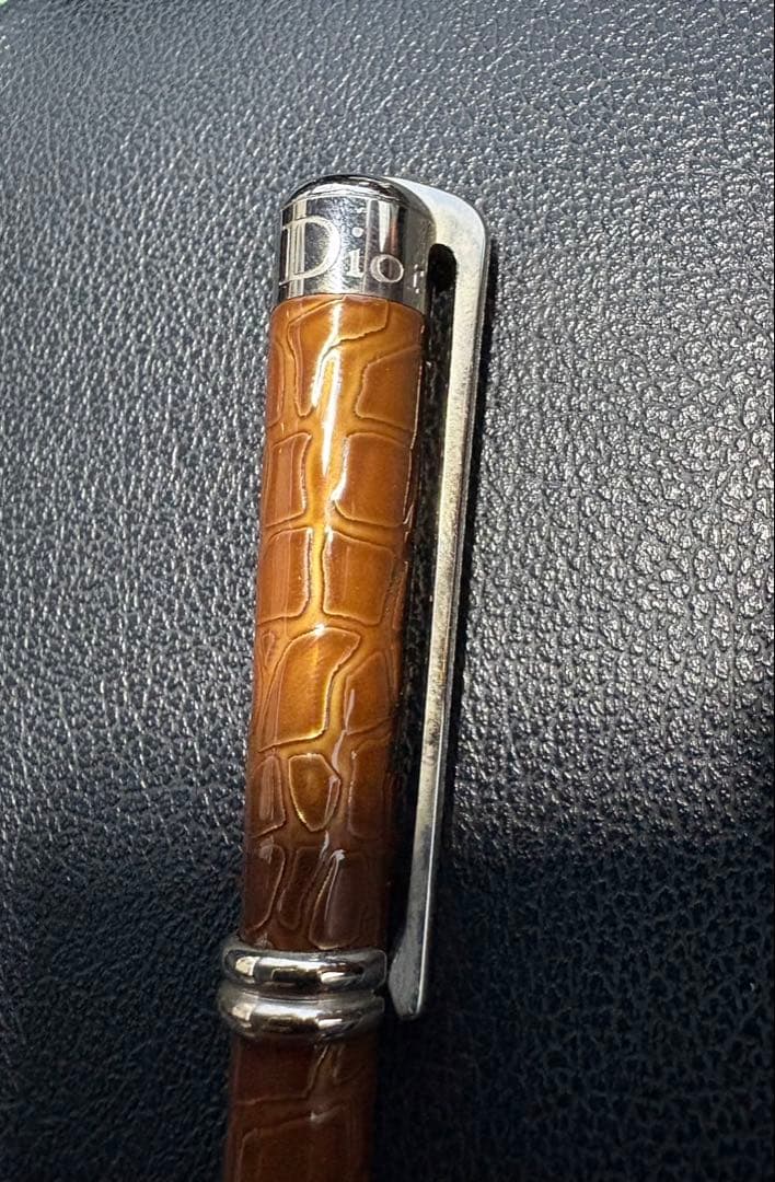 Dior クロコダイルパターン ボールペン