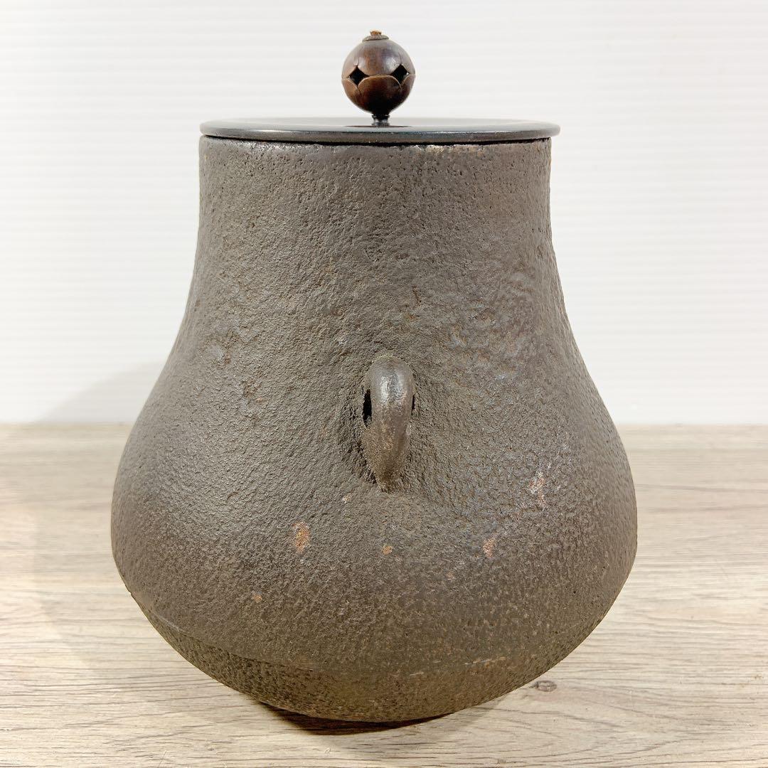 鉄瓶　鉄器　観首釜　茶道具　工芸品