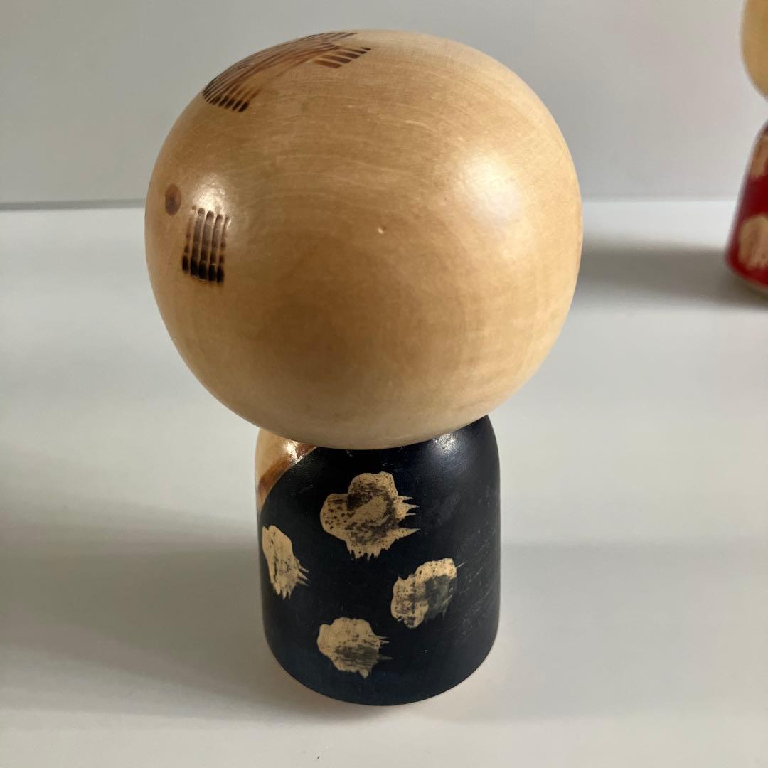 創作こけし　村上けん一　こけし　2体