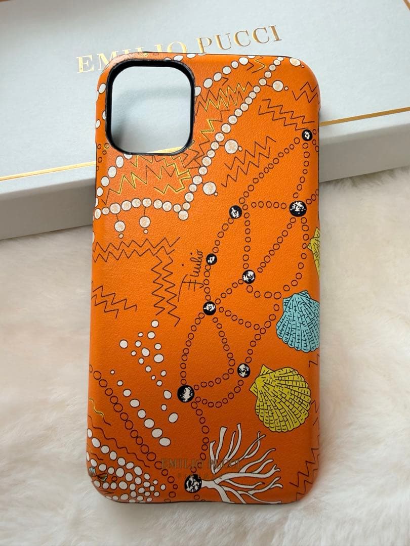 正規品未使用　EMILIO PUCCI iPhone 11 ケース　箱付き
